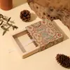 Caja de embalaje para joyería tipo vintage con extracción, caja de almacenamiento para pulseras, anillos, collares, pendientes y caja de exhibición para accesorios culturales y creativos