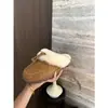 Pantuflas casuales y versátiles de gamuza para exteriores para mujer, nuevo estilo otoño/invierno 2026, cálidas y con forro de felpa
