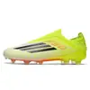 Zapatos de fútbol Yamal F50+ sin cordones, color rosa, con tacos largos, AG/TF, para adultos, adolescentes y niños, aptos para hombres y mujeres, para entrenamiento