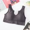 Sujetador Push-Up para Yoga con Almohadillas Integradas, Top Camisola para Mujer, Bralette de Cobertura Total