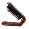 Peine Meridianal para Cuero Cabelludo para Mujeres, Peine de Tres Filas de Cerdas de Jabalí, Cepillo Redondo para Peinar el Cabello, Peine Alisador, Peine de Regalo