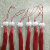 Festival da Primavera Festival do Meio Outono Festival do Barco-Dragão Lanternas Tecelagem de Bambu Lanternas de Plástico Estilo Antigo Vara Tassels Pavilhão do Coelho Placa Suspensa Acessórios para Haste de Ferro