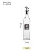 Garrafa de Óleo de Vidro 500ml Antiaderente para Uso na Cozinha, Garrafa de Molho de Soja Vinagre com Controle de Óleo, Conjunto de Garrafas de Tempero Atacado