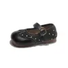 Otoño 2026 Nuevo Estilo Zapatos de Cuero para Bebé Niña Versión Coreana Dulces Zapatos de Princesa para Niñas Jóvenes Mocasines Bajos Modernos