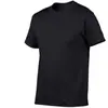 Camiseta de algodón de manga corta para hombre y mujer, verano, cuello redondo, corte ajustado, camiseta deportiva de talla grande, top, color liso, camiseta publicitaria