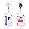Porta credencial con impresión UV para tarjetas de autobús, credenciales de fábrica, tarjetas de comedor, credenciales de trabajo, porta identificaciones con cordón y correa retráctil para el cuello