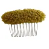 Pinza de Peine de Pelo Esponjoso de Lana de Cordero de Caña Alta para Mujer, Nuevo Estilo Otoño e Invierno, Pinza para Flequillo, Peine para el Cabello, Accesorio de Pelo de Felpa