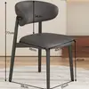 Silla de Comedor Estilo Vintage Nórdico Madera Maciza Falsa Silla con Respaldo para Mesa de Comedor de Restaurante Italiano de Lujo Ligero Celebridad de Internet Hogar Minimalista Moderno