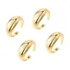 Pulsera Anillo Brillante Exagerada Transfronteriza Nueva Europea y Americana para Mujer Diseño Personalizado Juego de Anillos Abiertos Geométricos