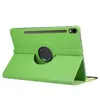 Nueva Tableta Samsung Tabs9/S10Fe A9+/A 9.87 pulgadas con Funda Protectora Giratoria 360 Grados con Patrón de Lichi