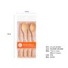 Yfjy Gris Morandi Nis Madera Sólida Palillos Coreanos Vajilla para Una Persona 23.5cm Cuchara de Mango Largo Juego de Palillos Antideslizantes