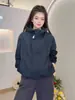 Chamarra Corta con Capucha de Color Sólido 26 para Mujer, Otoño, Corte Holgado con Cordón, Abrigo Versátil Casual para Mujeres Menudas