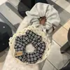Goma para el pelo tipo moño de cinta estilo coreano 2025 Cuerda para coleta de pelo para niñas Accesorio para pelo semi-recogido Decoración de Otoño e Invierno