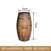 Barriles Decorativos de Roble, Barriles de Cerveza, Barriles de Vino para Exteriores de Madera Maciza, Accesorios de Exhibición para Bares y Bodegas, Accesorios para Bodas, Personalizables