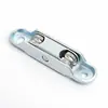 Rueda Doble Ajustable, Plástico de Ingeniería-Acero, Cabeza Redonda de 2.0 mm, Accesorios de Ferretería para rieles deslizantes de puertas y ventanas de aleación de aluminio con rotura de puente térmico y uPVC
