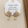 Brincos Pérola Borboleta Agulha de Prata Coreano Retrô Fofo Menininha Doce Brincos de Pino Moda Versátil Brincos Frescos