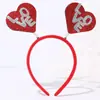 Amazon AliExpress Novo Dia dos Namorados Amor Aro de Cabelo Vestido de Bola Headband para Fantasia Headwear para Festa de Despedida de Solteiro