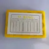 Juego de bolsa de caja de reparación de juntas tóricas anillo de goma resistente al desgaste resistente al aceite impermeable sello de junta tórica de nitrilo