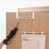 Gancho de porta simples cabide de parede sem furos rack para pendurar na porta do quarto armazenamento de parede roupas chapéu
