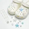 Amuletos para Zapatos Croc, Accesorios para Mujer, Clips para Zapatos DIY, Decoraciones 3D con Pedrería, Clips Desmontables, Estilo de Moda de Influencers