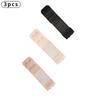 3 Piezas elástico pintura en aerosol fila pequeña hebilla de dos orificios ANCHO 2.5cm ropa interior fila larga hebilla cinturón de extensión hebilla de extensión hebilla de ropa interior