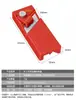 Tira de canto fresadora de cantos tablero sin pintar carpintería cabezal manual fresadora tira de PVC placa de yeso raspador de cantos cuchillo de canto artefacto de recorte