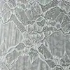 2026 Novo Modelo Tecido de Renda Elástica de Nylon e Elastano Acabamento Floral Tecido Decorativo para Costura de Vestuário