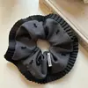 Scrunchie de Renda de Alto Valor Estilo Coreano para Mulheres, Acessório de Cabelo de Luxo com Alta Elasticidade e Elástico Durável