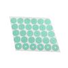 Almohadilla de goma troquelada de fábrica resistente a altas temperaturas verde redonda película de enmascaramiento de goma aislamiento goma resistente a altas temperaturas stick redondo goma pet stick