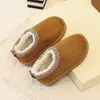 Zapatos de Algodón para Niños 2026 Otoño Nuevo Estilo Moda para Niñas Cálidos Zapatos de Algodón para Nieve Niña Pequeña Plus Terciopelo Engrosados Zapatos de Algodón para Niños