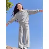 Conjunto de dos piezas para niños mayores, nuevo, elegante y dulce, de manga larga con lazo y pantalones casuales de pierna ancha, para Primavera y Otoño 2026