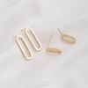 Pingentes de Brinco Conectores de Moldura Oval Aberta e Fechada Banhados a Ouro 14K com Preservação de Cor Acessórios de Brinco DIY