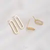 Fuerte Retención de Color Anillos Abiertos y Cerrados Chapados en Oro de 14 Quilates, Conectores Ovalados en Forma de O, Colgantes para Pendientes, Aretes, Accesorios para Joyería DIY