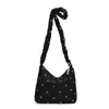 Bolsas de Mujer Transfronterizas Nuevo Estilo Coreano Nicho para el Trabajo Gran Capacidad Moño Estudiante Universitario Clase Bolso de Hombro Bolso Cruzado