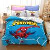 Amazon Textil para el Hogar Juego de Tres Piezas Cuatro Piezas Funda de Edredón con Estampado Digital Dibujos Animados Spiderman Ropa de Cama Estampado 3D