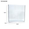 Balde de Flor de Cristal Vermelho para Internet Balde de Flor Transparente de Plástico Balde de Flor Balde de Flor Dispositivo para Arranjo de Flores Balde de Flor Resistente a Quedas Suprimentos de Decoração para Floricultura
