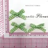 Laços de Fita Xadrez de 6mm Estão em Estoque e Podem Ser Personalizados para Acessórios de Roupa Infantil, Lingerie, Joias e Decorações de Brinquedos