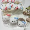 Muñeco de Peluche de Animal de Dibujos Animados Relleno de Algodón Cuerda para el Cabello Goma para el Cabello Lindo Sanrio Gato Kitty Conejo Goma Grande para el Cabello