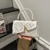 Bolsa Quadrada Pequena Moda Simples Personalizada Texturizada Estilo Novo Tendência Bolsa Feminina 2026 Verão Casual Ombro Transversal