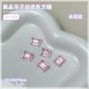Decoraciones de Arte para Uñas de Alta Calidad Mini Azúcar de Hielo Rectangular Ángulo Recto Brillante Transparente Cristal Pequeño Cubo de Azúcar Diamantes para Uñas