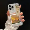 Estampa Retro Pôr do Sol Colagem Capa para Celular Maçã iPhone16pro Capa Macia de TPU Transparente Cobertura Total