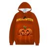 Comércio exterior transfronteiriço 2023 novo suéter masculino impressão digital 3D Halloween suéter com capuz abóbora balde abóbora