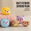Rolo Tira-Pelos Lavável Escova Fofa de Urso para Limpar Roupas na Cama Escova Removedora de Pó Portátil