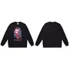 Suministro al por mayor de sudadera con cuello redondo de peso pesado de marca de moda de comercio exterior BAPE cabeza de mono, chaqueta de manga larga de tiburón, 13 sudaderas para hombre