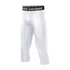 Leggings de basquete transfronteiriças, longas e de três quartos, vestuário fitness masculino, alta elasticidade, secagem rápida, para corrida, esportes e treinamento