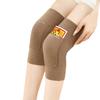 Rodillera cálida de terciopelo de invierno con bolsillo para colocar un calentador de bebé, rodillera térmica gruesa con forro polar para piernas frías de personas mayores, otoño e invierno