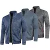 Otoño e Invierno Ropa de Punto para Hombre con Cremallera Larga Mangas Terciopelo Delgado Tops de Moda Chaquetas de Punto Tallas Grandes Conjunto de Tres Piezas para Hombre