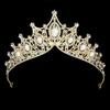 Corona de Cumpleaños para Niña con Adornos de Cristal y Diamante, Accesorios de Corona de Boda para Novias, Corona para Bodas de Niñas para Actuaciones y Pasarelas