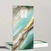 Papel Pintado Autoadhesivo Baño Impermeable Imitación Azulejo Pegatina de Pared Resistente a la Humedad Hogar Base de Papel de Aluminio Baño Anti-moho Mármol Pegatina
