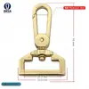 Bolsas, Bolsas Masculinas, Bolsas Femininas, Bolsas Masculinas de 20mm a 38mm, Fivela de Cachorro, Porta-Cartões, Fivela de Gancho de Liga de Zinco, Acessórios de Chaveiro de Metal